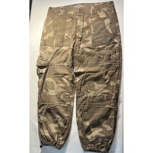 VTG XL RIDDIM DRIVEN TRUE ROOTS CAMO PANTS XL CAMO  MilitaryEUC